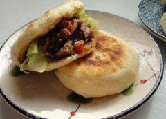 美味牛肉肉夹馍做法过程制作用食材